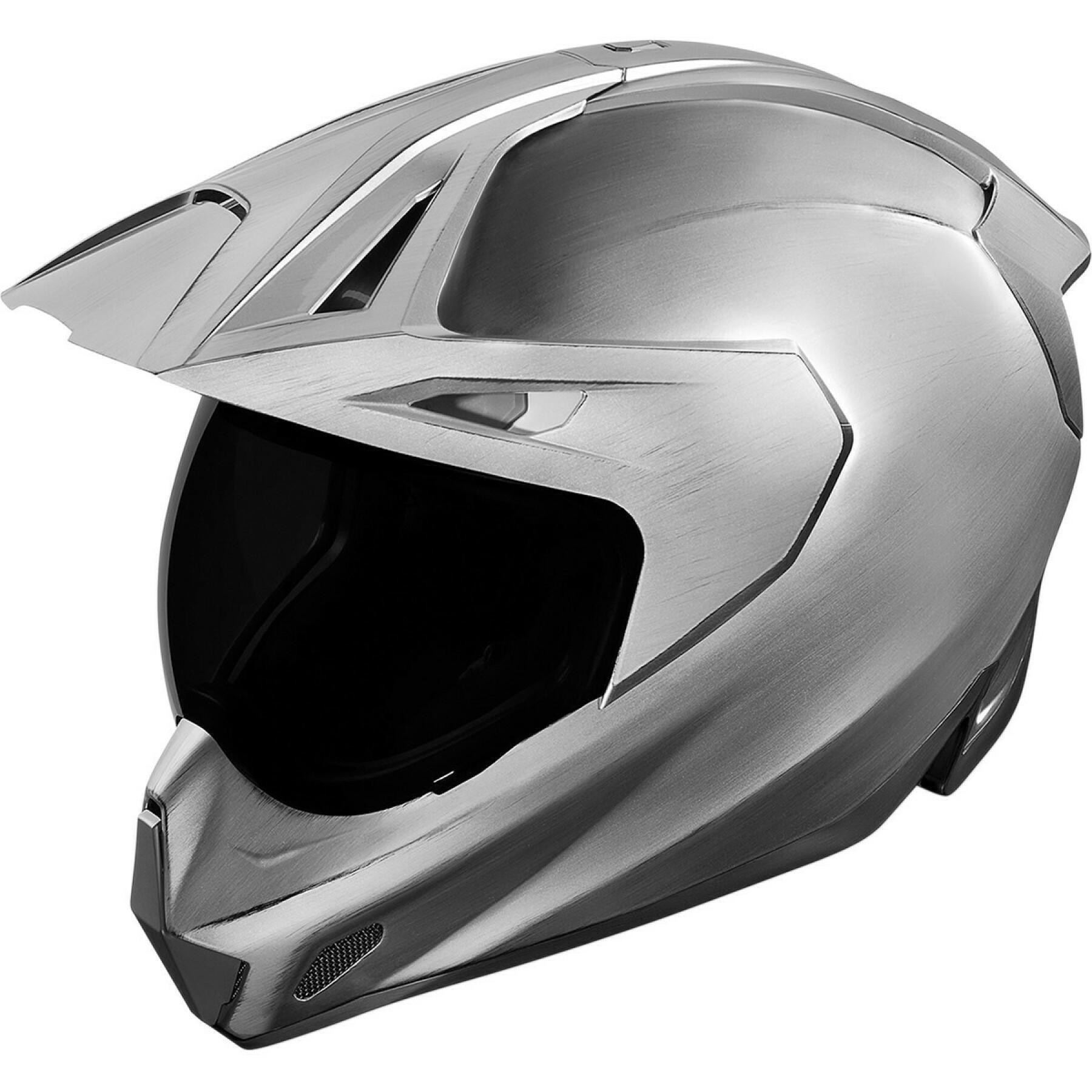 Kask krzyżowy Icon vpro quicksilver