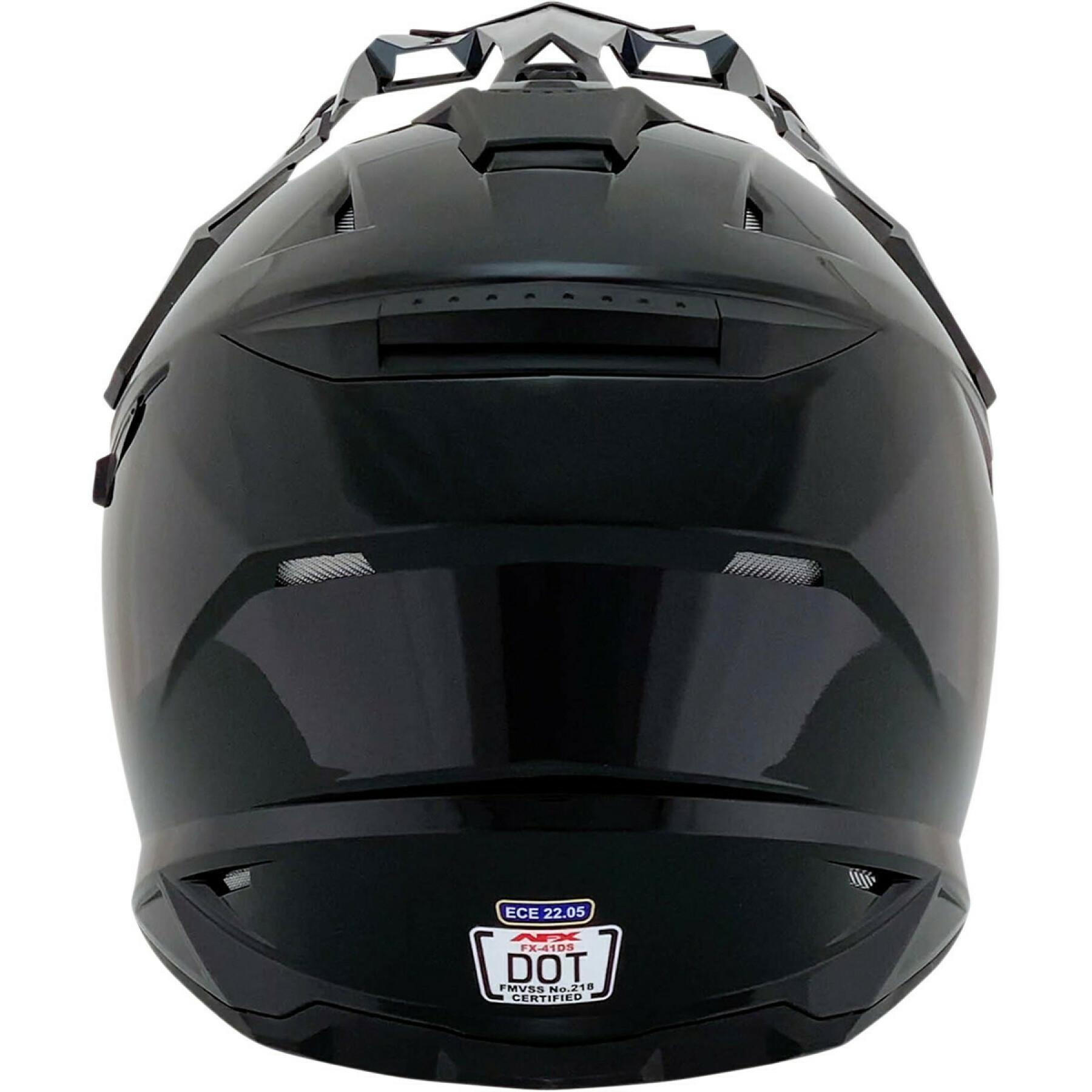 Modułowy kask motocyklowy AFX fx-41ds adventure gloss black