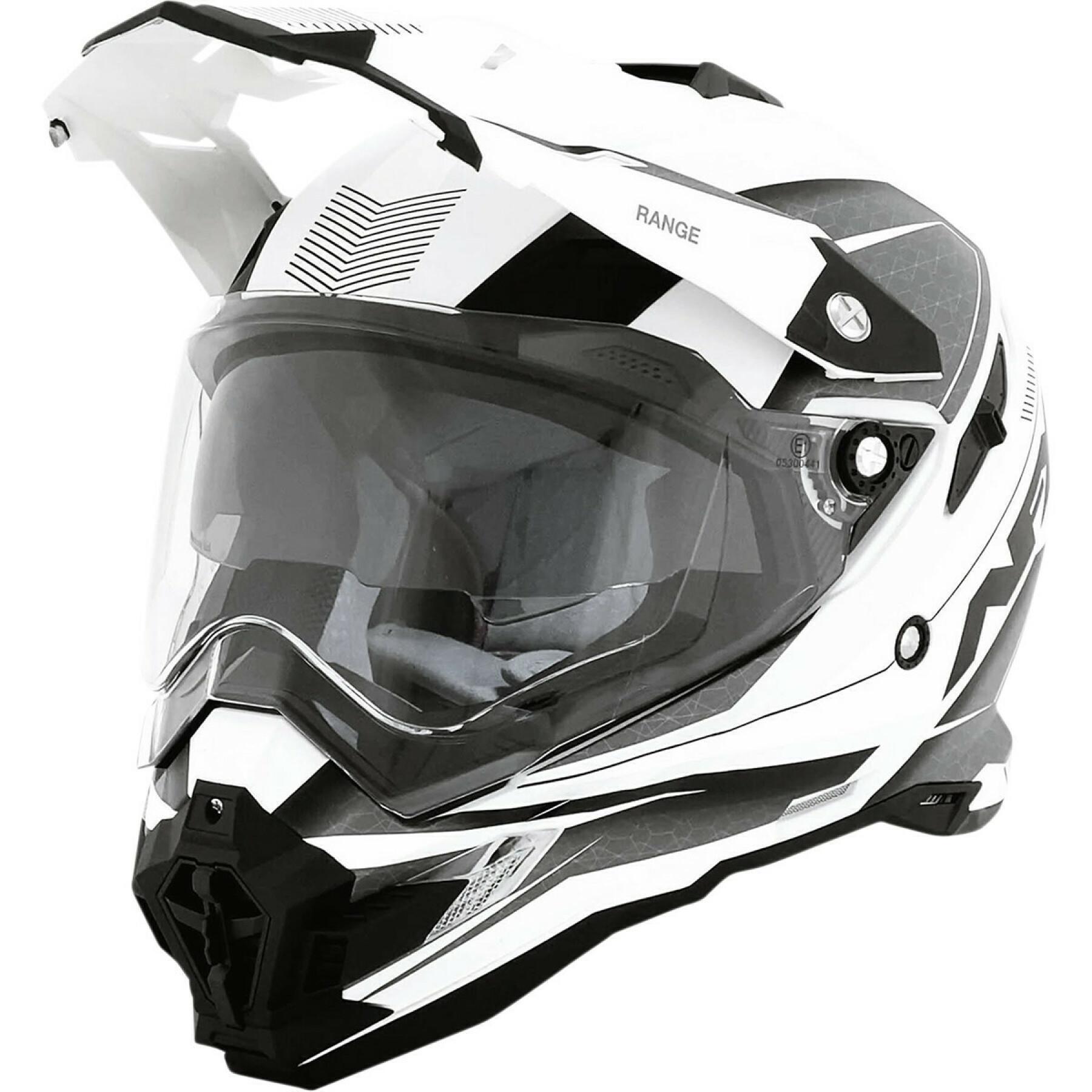 Modułowy kask motocyklowy AFX fx41 range white
