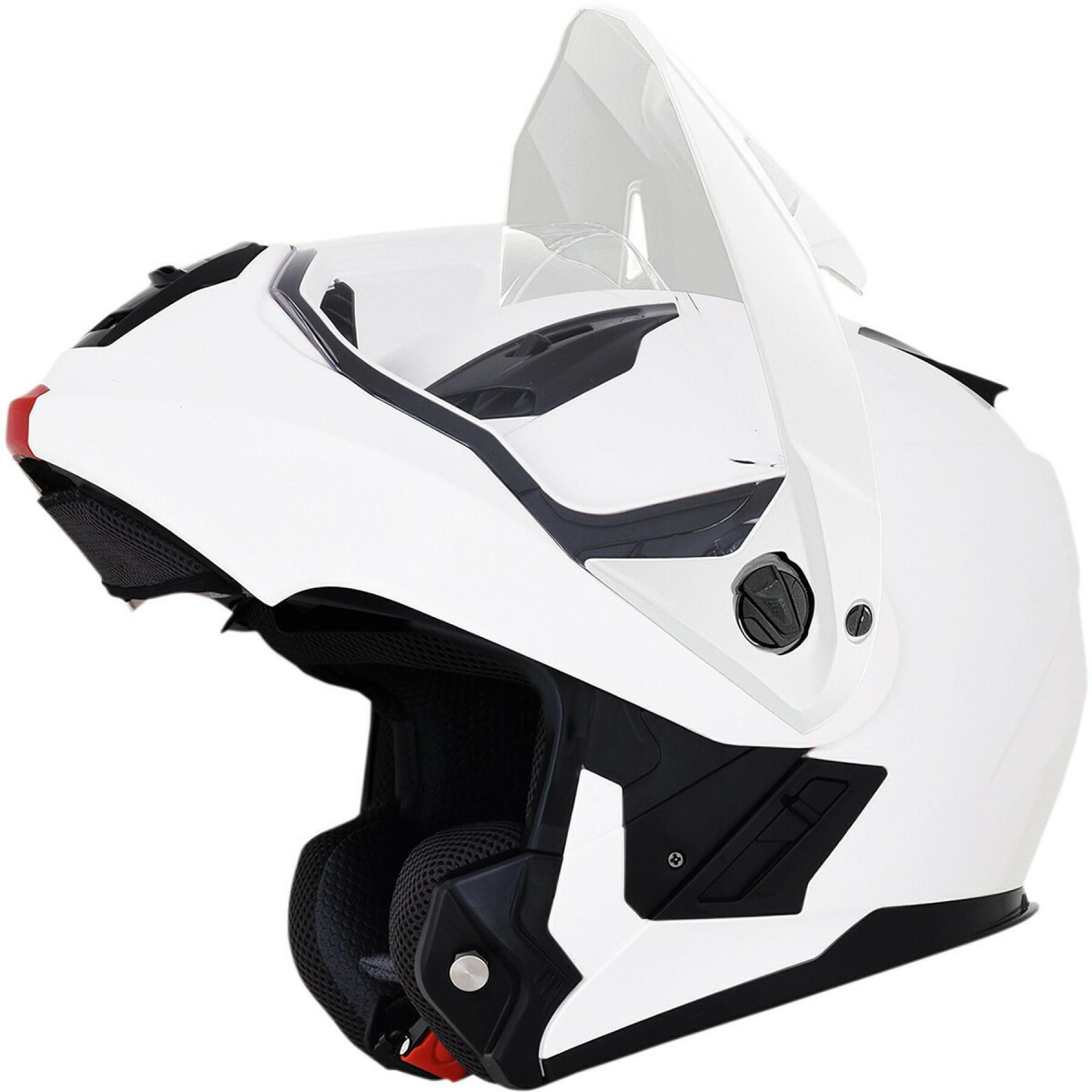 Modułowy kask motocyklowy AFX fx111ds white
