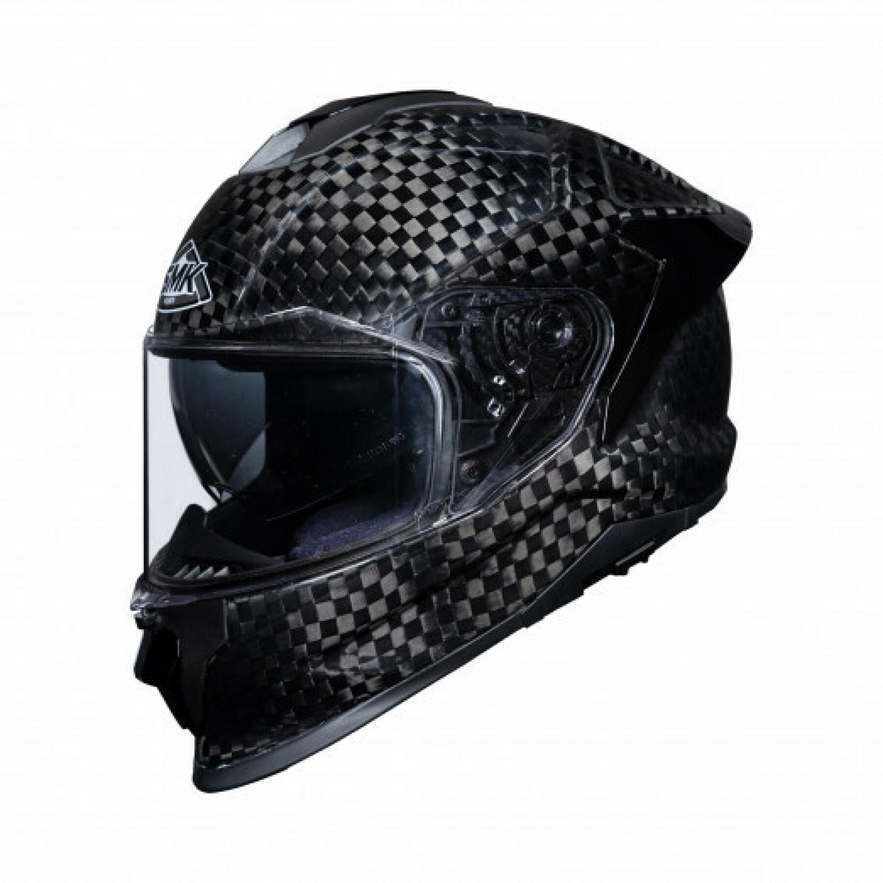 Kask motocyklowy z pełną twarzą SMK titan carbon