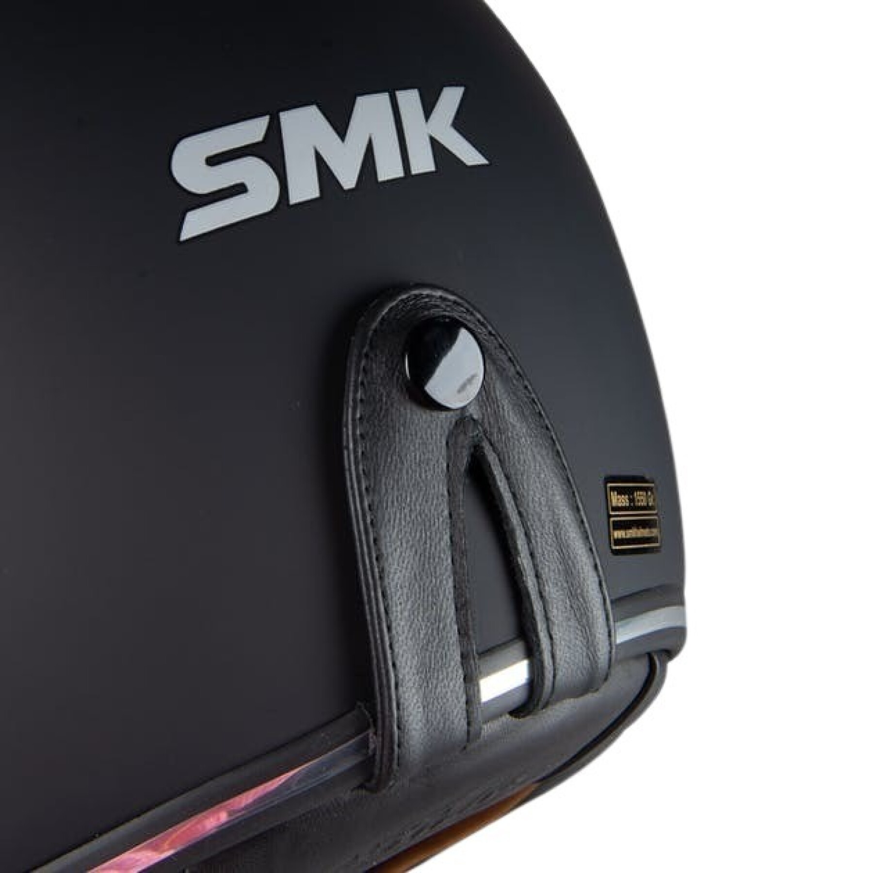 Kask motocyklowy z pełną twarzą SMK retro