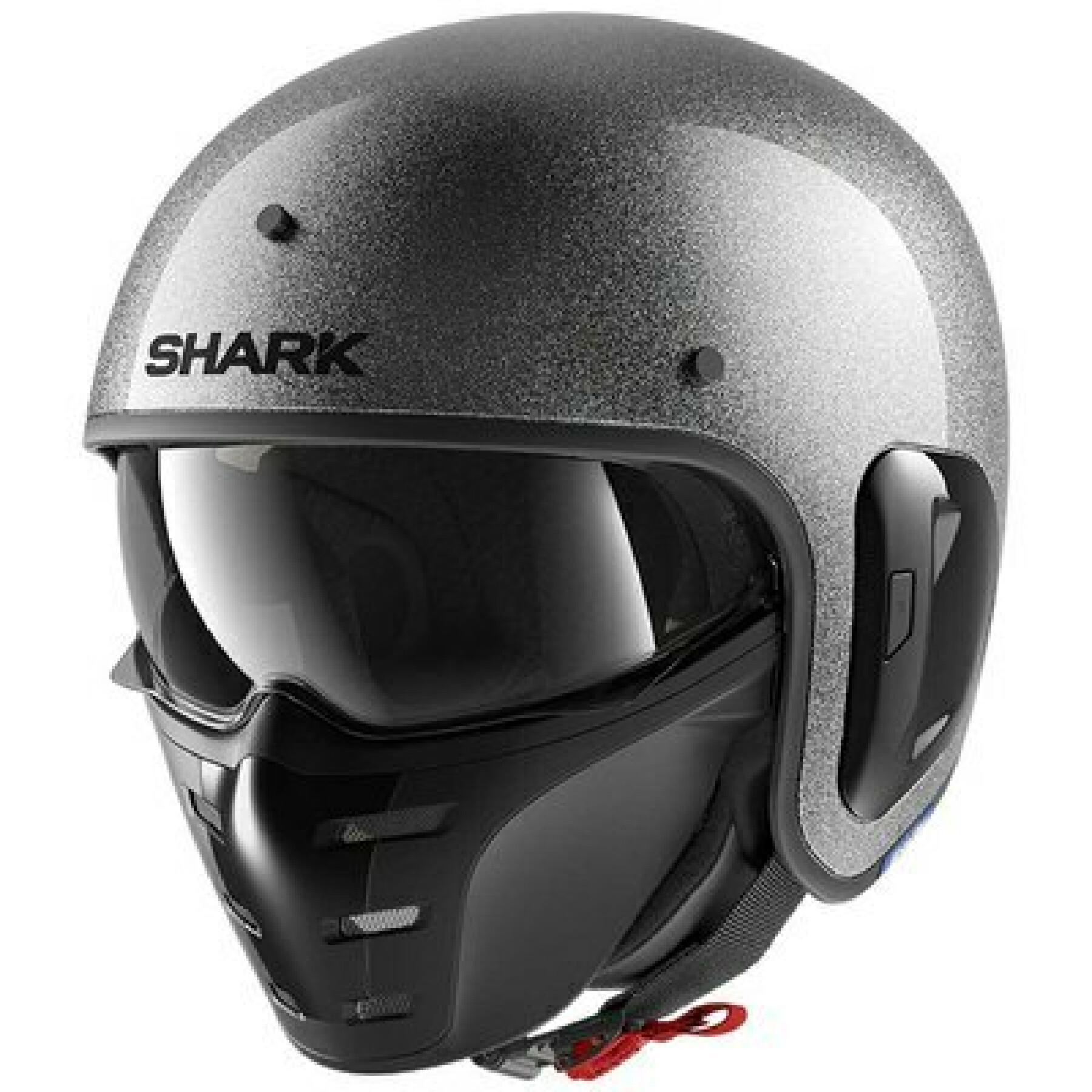 Kask motocyklowy Jet Shark s-drak 2 blank glitter