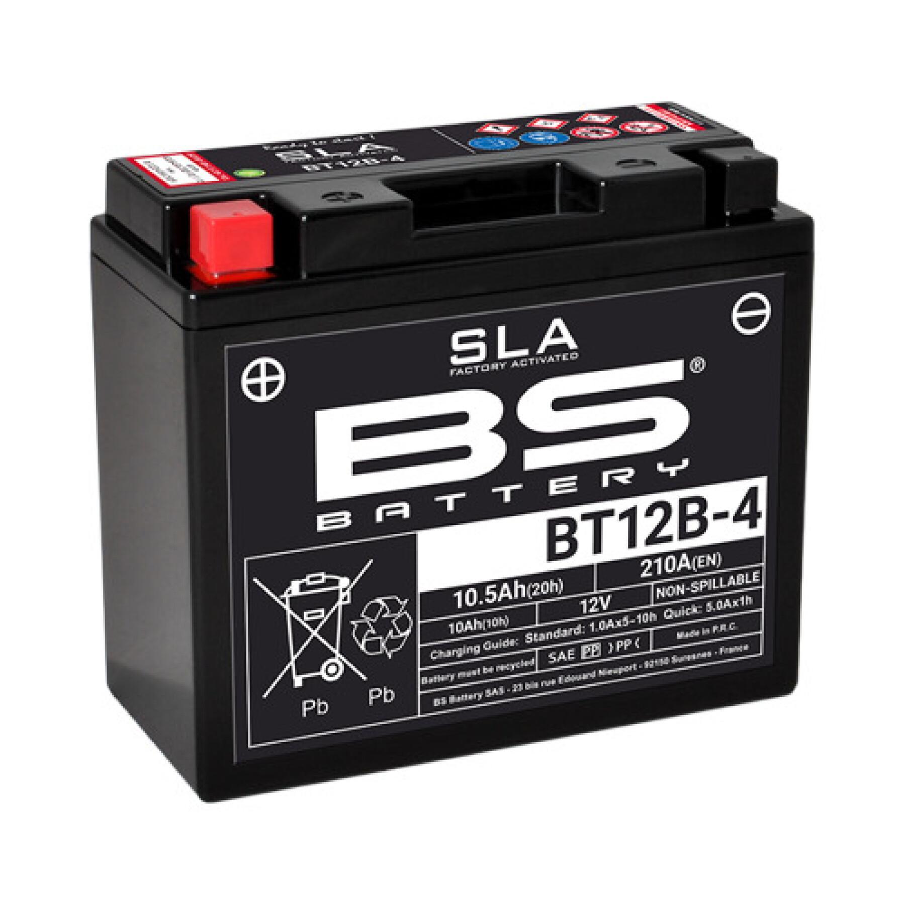 Akumulator motocyklowy BS Battery SLA BT12B-4 - C (10H-R) - C (20H-R)