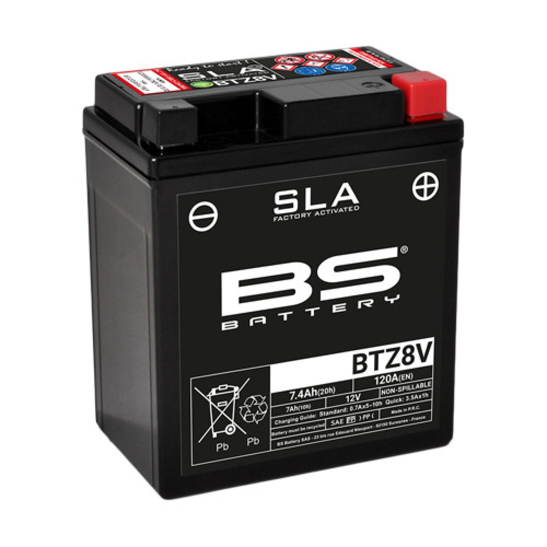Akumulator motocyklowy BS Battery SLA BTZ8V - C (10H-R) - C (20H-R)