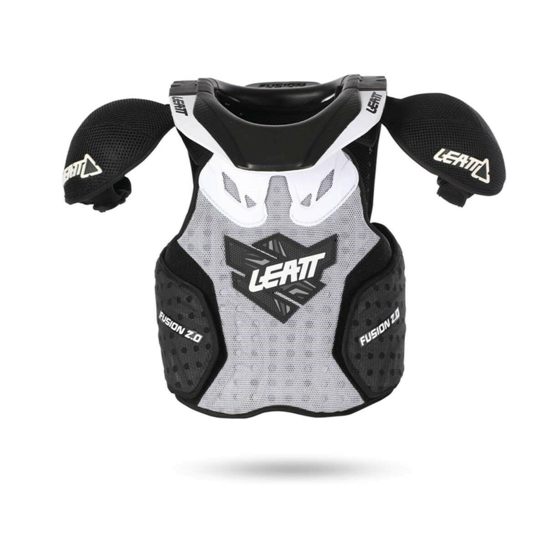 Dziecięcy motocyklowy ochraniacz klatki piersiowej Leatt fusion vest 2.0