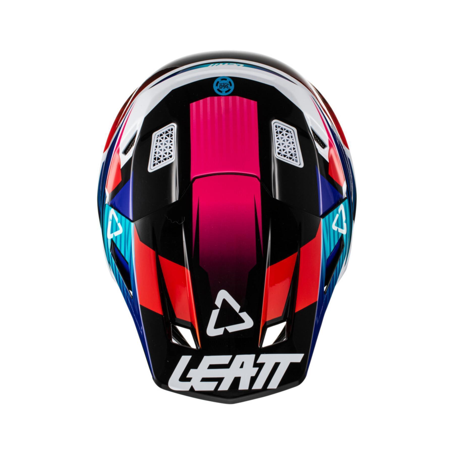 Kask motocyklowy z goglami Leatt 8.5 V22
