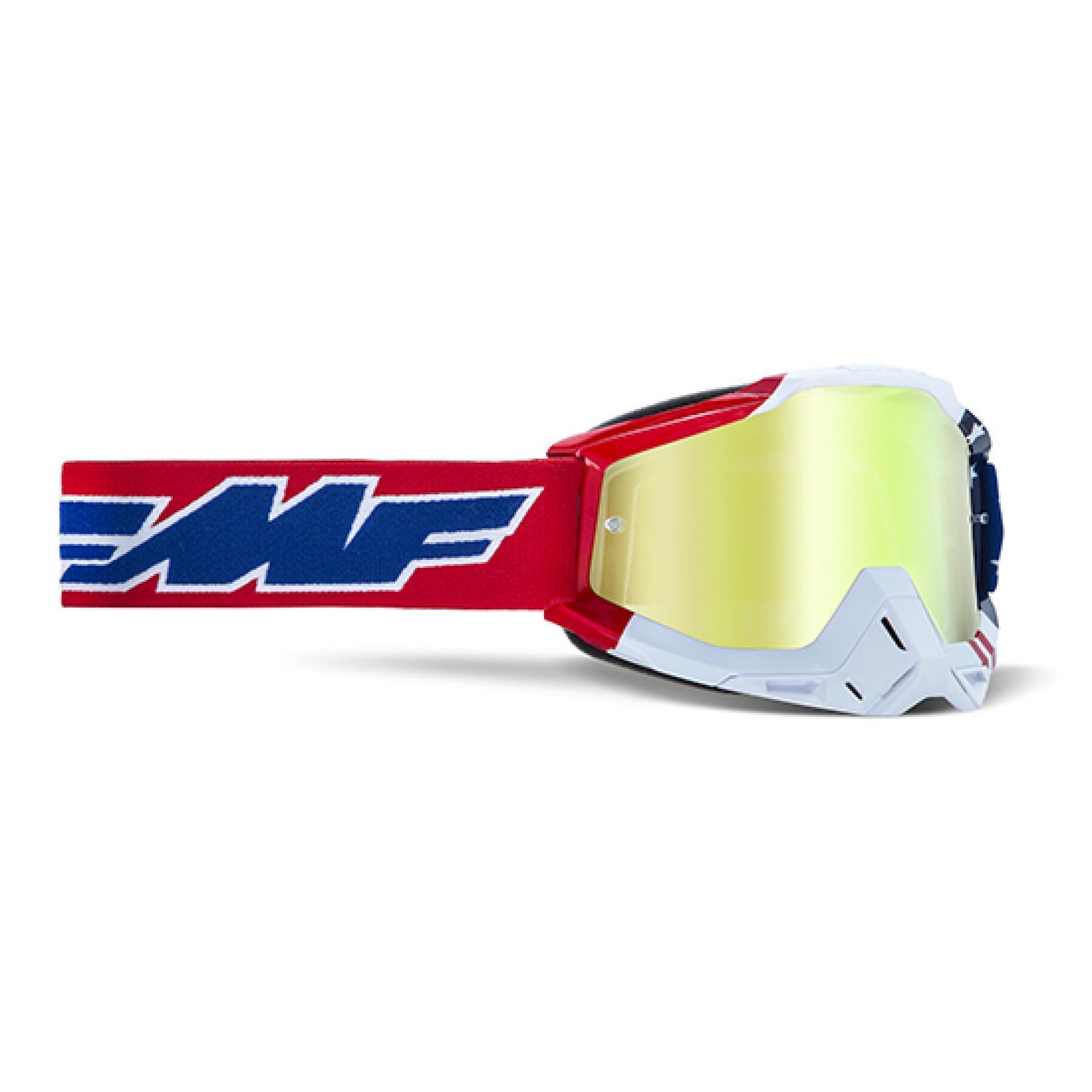 Motorbike cross mask real lens FMF Vision Powerbomb US of A