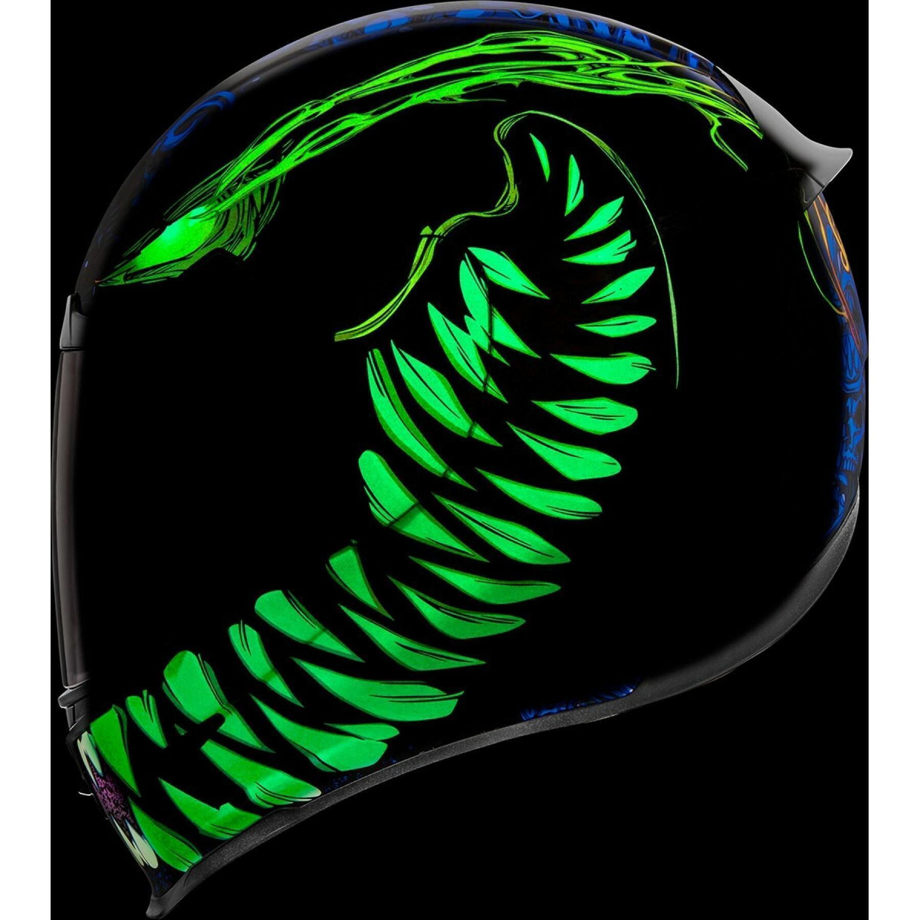 Kask motocyklowy z pełną twarzą Icon Airframe Pro Soulfood