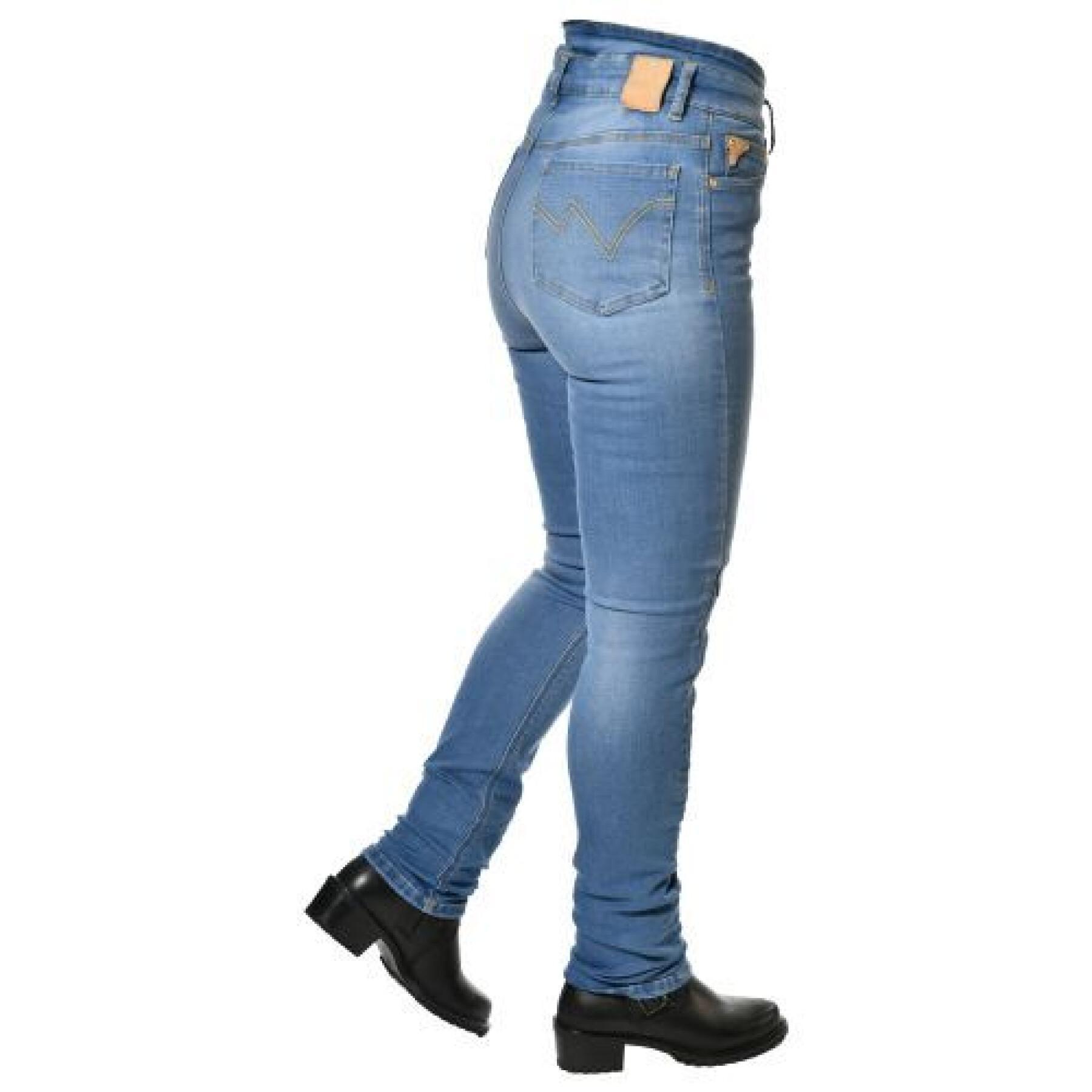 Jeans kobieta na motorze Overlap Erin Single Layer Homologated