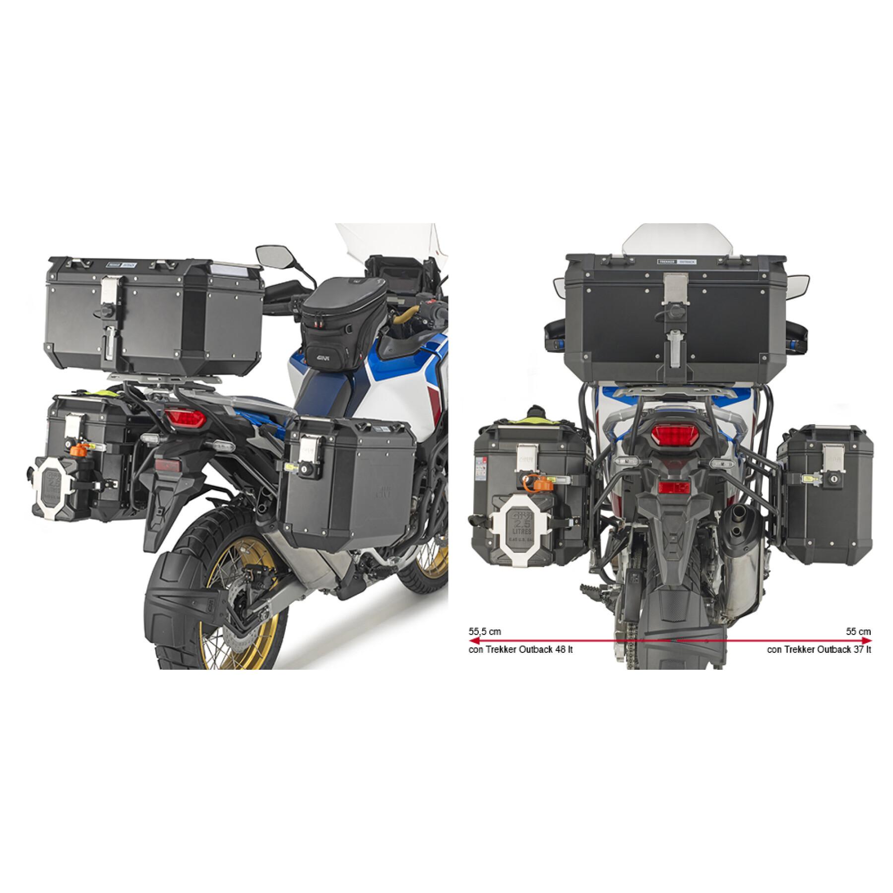 Specjalny wspornik bocznej osłony motocykla Givi Pl One Monokeycam-Side Honda Crf 1100L Africa Twin Adventure Sports (20)