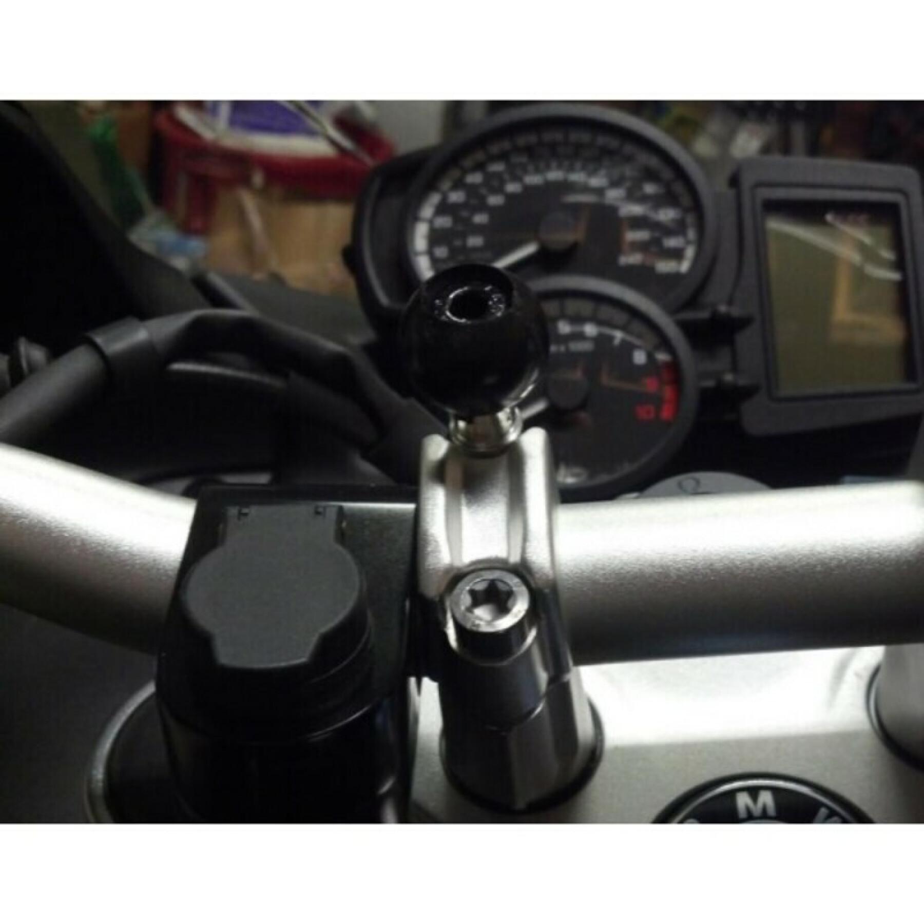 Uchwyt na smartfona do podstawy motocykla, mocowanie do osłony spustu za pomocą śrub kulowych b RAM Mounts