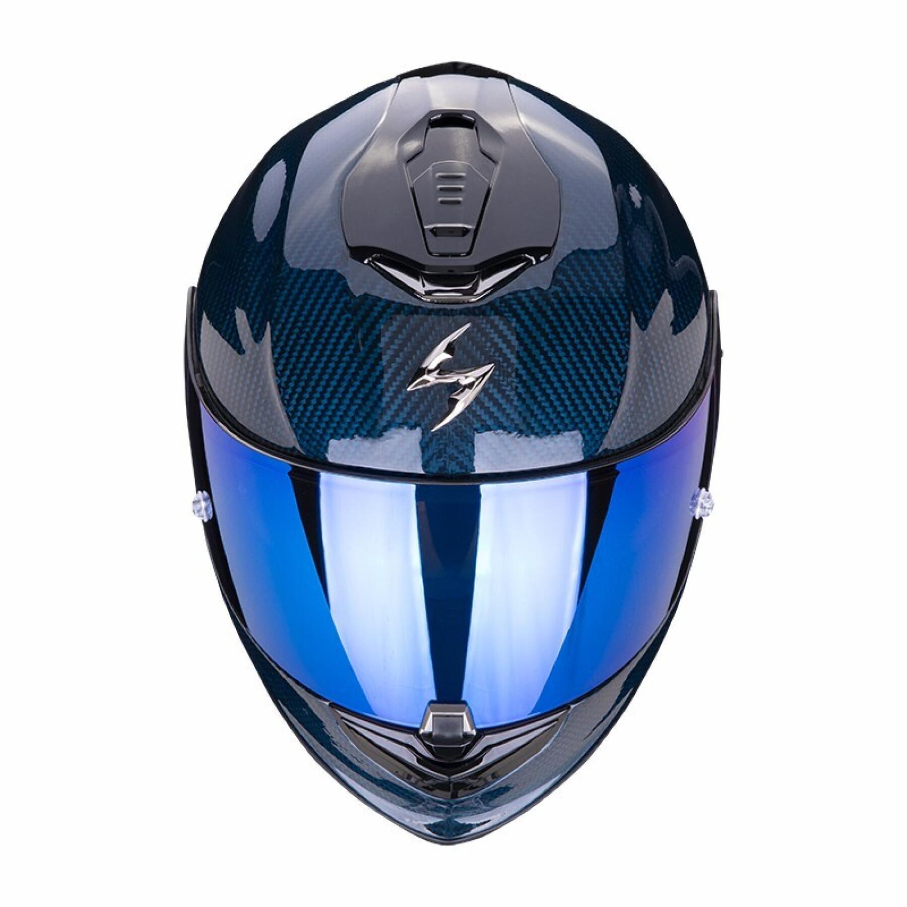 Kask motocyklowy z pełną twarzą Scorpion Exo-1400 Evo Carbon Air Solid ECE 22-06