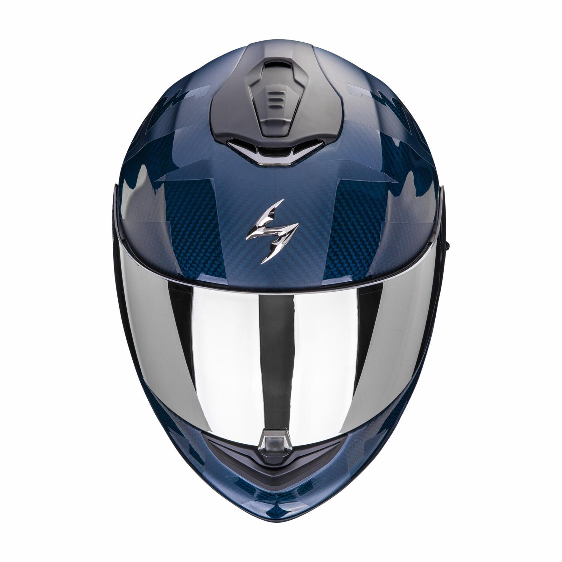 Kask motocyklowy z pełną twarzą Scorpion Exo-1400 Evo Carbon Air Cerebro ECE 22-06