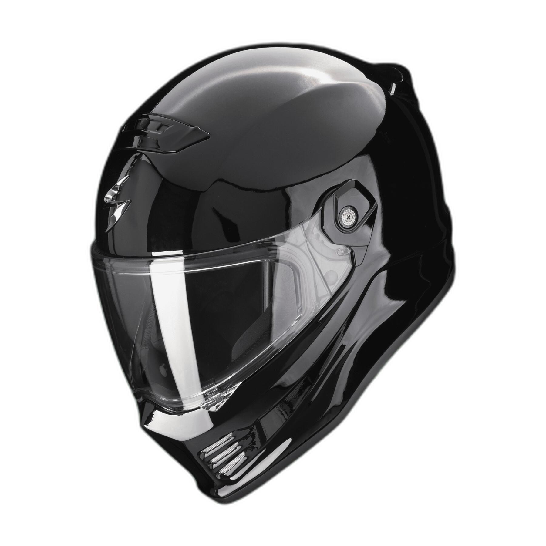 Kask motocyklowy z pełną twarzą Scorpion Covert FX Solid ECE 22-06