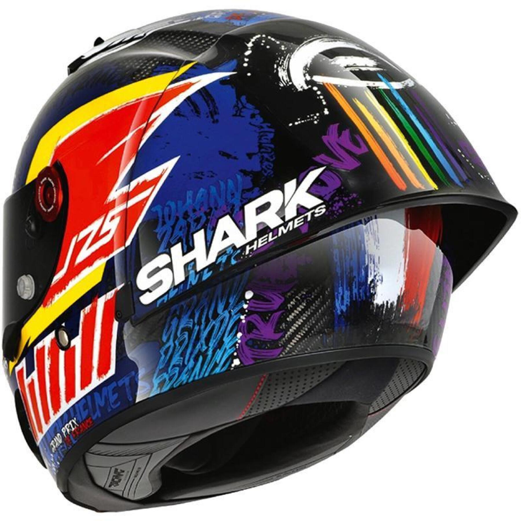 Kask pełnotwarzowy Shark Race-R Pro GP 06 Replica Zarco Chakra