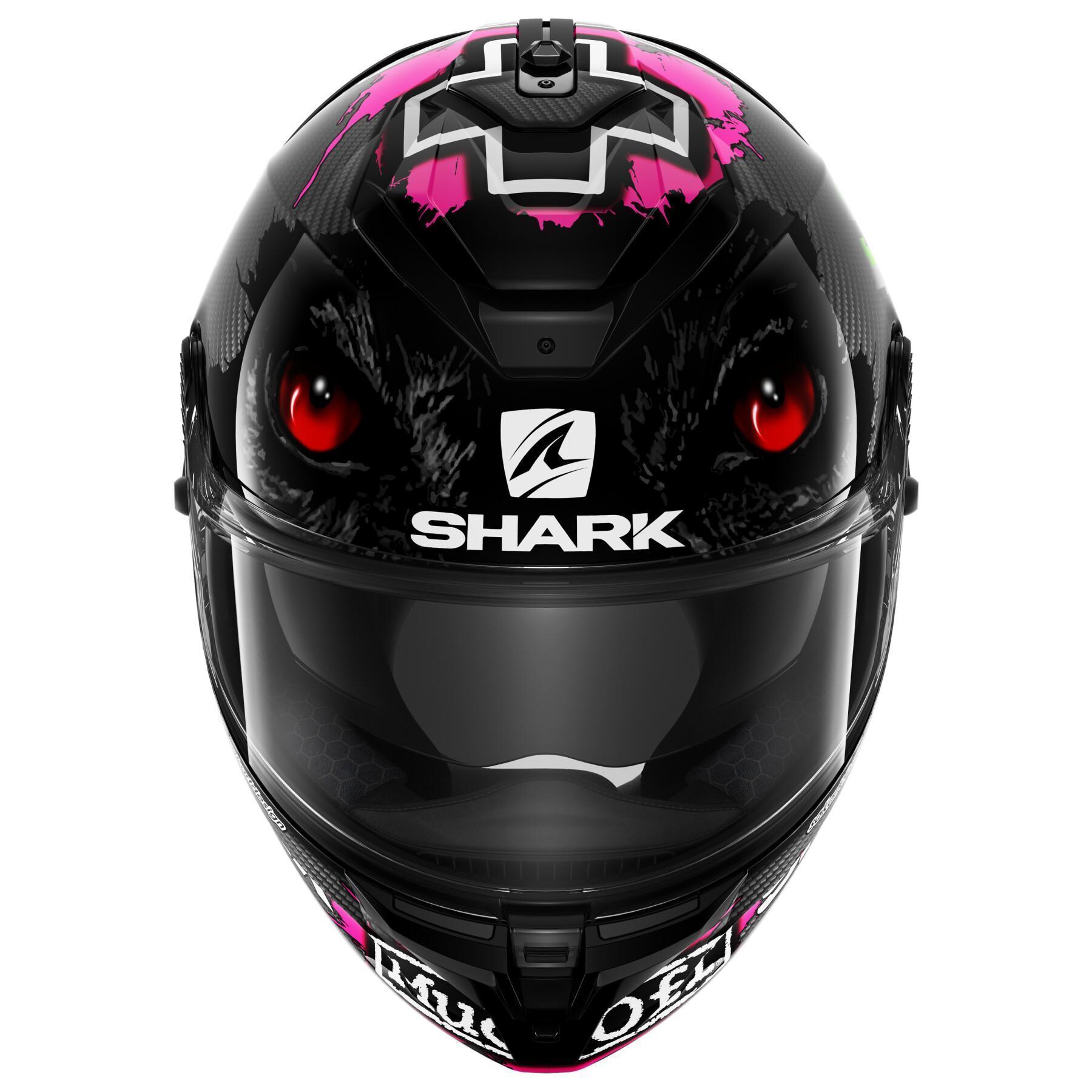 Kask motocyklowy z pełną twarzą Shark spartan GT carbon redding