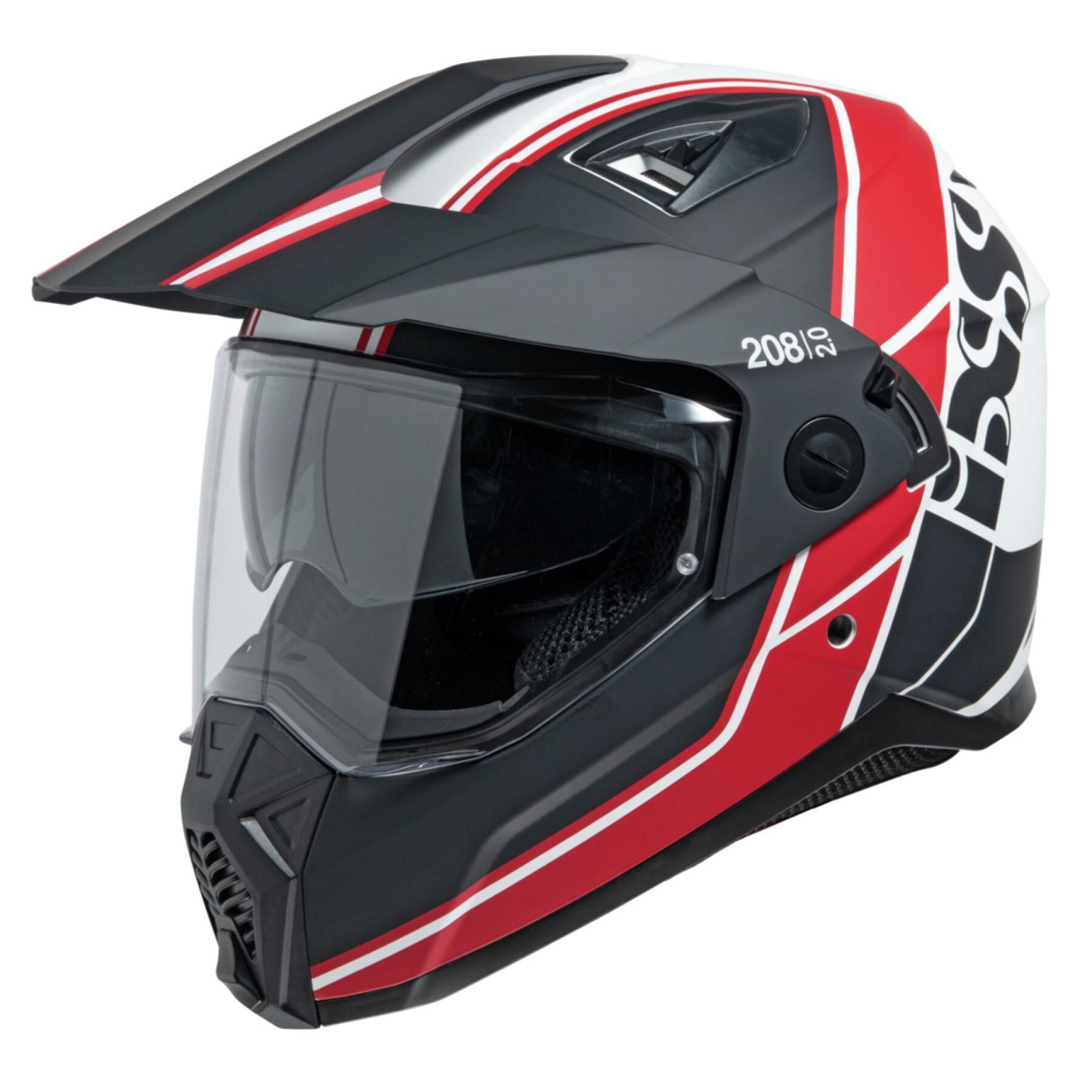 Modułowy kask motocyklowy IXS enduro 208 2.0
