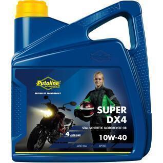 Olej motocyklowy 4t półsyntetyczny Putoline 4L 0W-40 Semi Super DX4