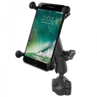 Uchwyt motocyklowy na smartfona ze średnim ramieniem mocującym do wąskiej kierownicy RAM Mounts X-Grip®