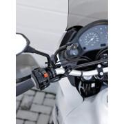 Motocyklowy uchwyt na smartfon z elastycznym ramieniem i kierownicą Optiline Opti