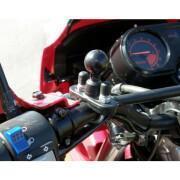 Uchwyt do smartfonów do motocykli z mocowaniem w kształcie litery U na rurach kulowych b RAM Mounts