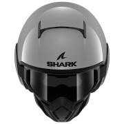 Kask motocyklowy jet Shark Street Drak Blank Gun Silver